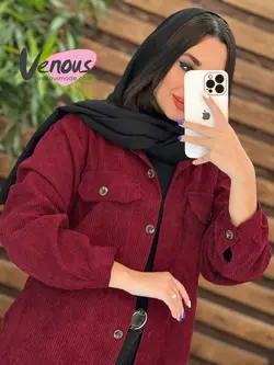 مانتو کبریتی پایین هلالی کد 1930 شیک و جذاب در ونوس مد