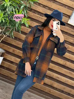 شکت دو جیب چهارخونه کد 1927 شیک و جذاب در مجموعه ونوس مد