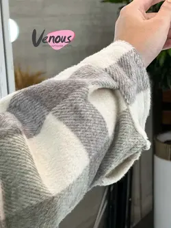 شکت چهارخونه جلودکمه کد 1941 شیک و جذاب در مجموعه ونوس مد