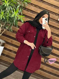 مانتو کبریتی پایین هلالی کد 1951 شیک و جذاب در ونوس مد