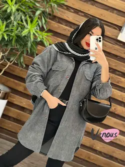 مانتو کبریتی پایین هلالی کد 1951 شیک و جذاب در ونوس مد