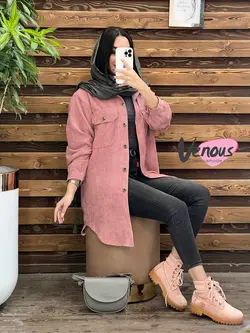 مانتو کبریتی پایین هلالی کد 1951 شیک و جذاب در ونوس مد