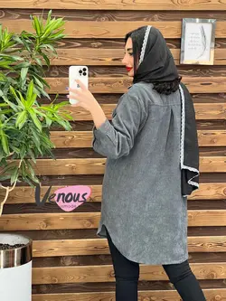 مانتو کبریتی پایین هلالی کد 1951 شیک و جذاب در ونوس مد