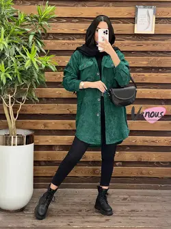 مانتو کبریتی پایین هلالی کد 1951 شیک و جذاب در ونوس مد