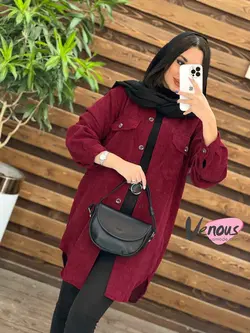 مانتو کبریتی پایین هلالی کد 1951 شیک و جذاب در ونوس مد