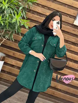 مانتو کبریتی پایین هلالی کد 1951 شیک و جذاب در ونوس مد