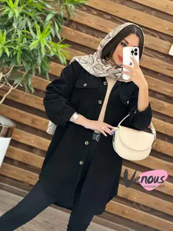 مانتو کبریتی پایین هلالی کد 1951 شیک و جذاب در ونوس مد