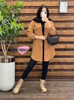 مانتو کبریتی پایین هلالی کد 1951 شیک و جذاب در ونوس مد