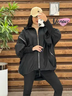 بارونی پانچ آستین کشبافت کد 1964 شیک و جذاب در ونوس مد