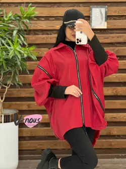 بارونی پانچ آستین کشبافت کد 1964 شیک و جذاب در ونوس مد