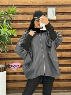 بارونی پانچ آستین کشبافت کد 1964 شیک و جذاب در ونوس مد