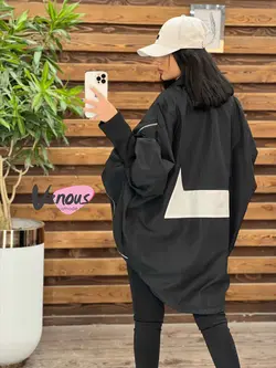 بارونی پانچ آستین کشبافت کد 1964 شیک و جذاب در ونوس مد