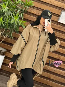 بارونی پانچ آستین کشبافت کد 1964 شیک و جذاب در ونوس مد