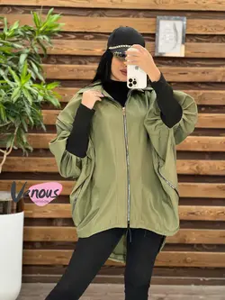 بارونی پانچ آستین کشبافت کد 1964 شیک و جذاب در ونوس مد