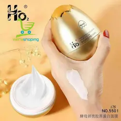 کرم ماسک مرطوب کننده و سفید کننده صورت Ho2 مدل تخم مرغی