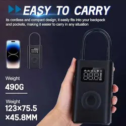 پمپ باد قابل حمل شیائومی مدل Air Compressor 2 MJCQB06QW - شیائومی بازار