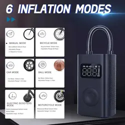 پمپ باد قابل حمل شیائومی مدل Air Compressor 2 MJCQB06QW - شیائومی بازار