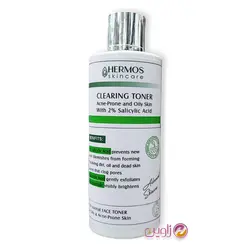 تونر پوست چرب سالیسیلیک اسید هرموس 2%