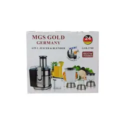 آبمیوه گیر چهار کاره MGS GOLD مدل GSB-5700