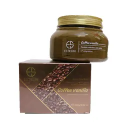 ماسک لایه بردار صورت و بدن قهوه و وانیل استلین ESTELIN Coffee Vanilla