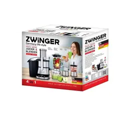 آبمیوه گیر چهار کاره زوینگر مدل Z117