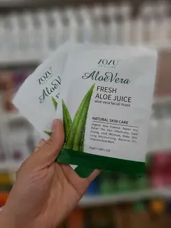 ماسک ورقه ای ضدپیری آلوورا برند زوزو ZOZU