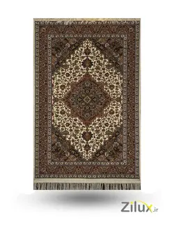 فرش طرح گبه ۷۰۰شانه کد ۷۳۰ کرم