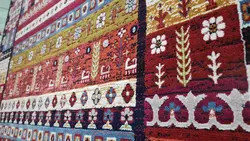 فرش برشی۱۰۰۰ شانه طرح گبه ترکمن