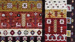 فرش برشی۱۰۰۰ شانه طرح گبه ترکمن