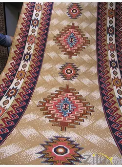 گلیم برشی کد ۸۰۵۱ کرم نخودی