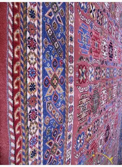 فرش طرح گبه ۷۰۰شانه کد ۷۲۷ لاکی