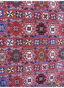 فرش طرح گبه ۷۰۰شانه کد ۷۲۷ لاکی
