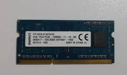 رم لپ تاپ کینگستون مدل 1600 DDR3L PC3L 12800S MHz ظرفیت 4 گیگابایت