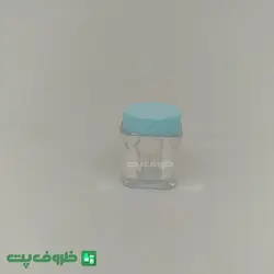 قوطی کرم 10 گرم چهارگوش کریستال k4008 | فروشگاه ظروف پت