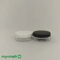 قوطی کرم 20 گرم کریستال گرد و تخت k4032