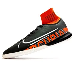 کفش سالنی (فوتسال) نایک مرکوریال ساق دار مشکی نارنجی Nike Mercurial