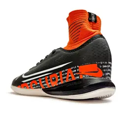 کفش سالنی (فوتسال) نایک مرکوریال ساق دار مشکی نارنجی Nike Mercurial