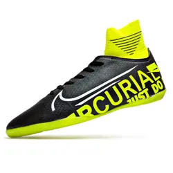 کفش فوتسال (سالنی) نایک مرکوریال ساق دار جورابی مشکی سبز Nike Mercurial