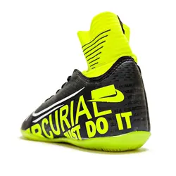 کفش فوتسال (سالنی) نایک مرکوریال ساق دار جورابی مشکی سبز Nike Mercurial