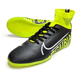 کفش فوتسال (سالنی) نایک مرکوریال ساق دار جورابی مشکی سبز Nike Mercurial