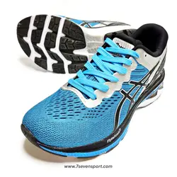 کفش آسیکس مشکی آبی Asics