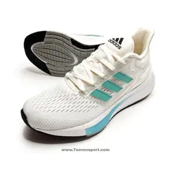 کفش زنانه آدیداس سفید فیروزه ای