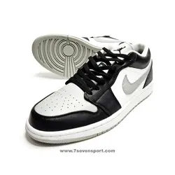 کفش نایک جردن طوسی سفید ساق کوتاه ویتنامی