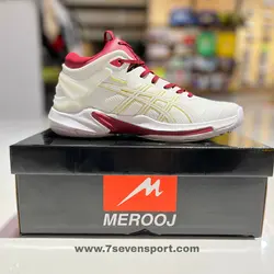 کفش والیبالی آسیکس Asics Gel Burst سفید قرمز
