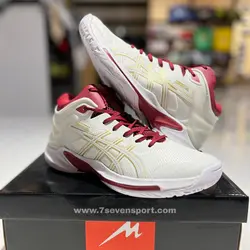 کفش والیبالی آسیکس Asics Gel Burst سفید قرمز