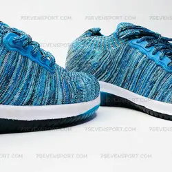 کفش اسکیچرز جورابی آبی