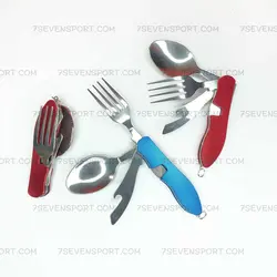 قاشق چنگال کمپینگ چهار منظوره
