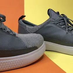 کفش اسکیچرز بدون بند طوسی اصلی