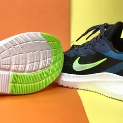 کفش نایک زوم ویتنامی مشکی سبز