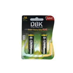 باتری قلمی دی بی کی مدل Super Heavy Duty AA (کارتی 2 تایی)